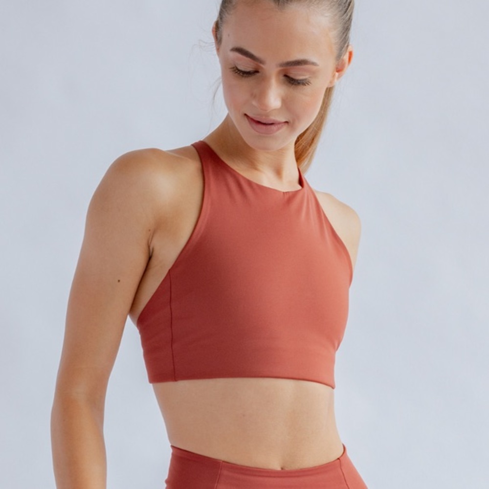 Girlfriend collective Sedona Topanga halter bra
